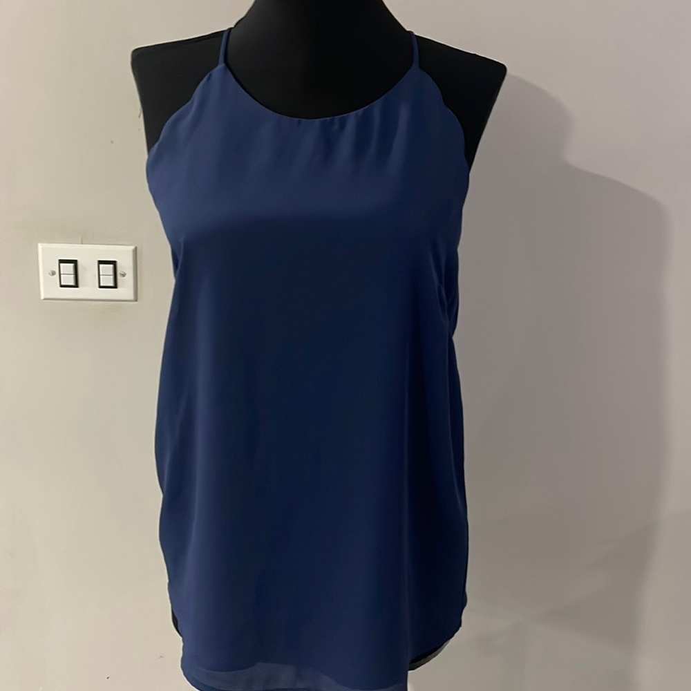 Stella Luce Scalloped Halter Neckline